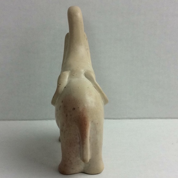 Soapstone Elephant 4”X6”X2” - Picture 4 of 6